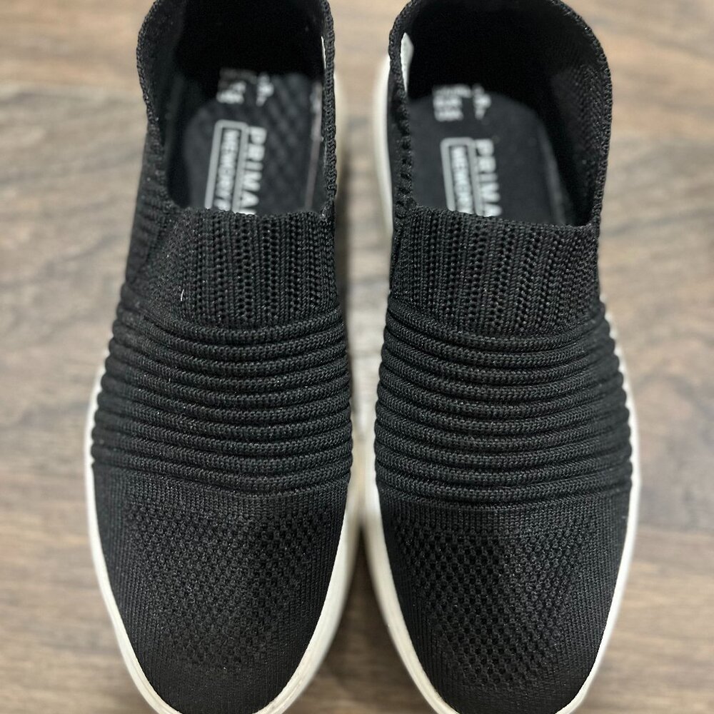 Womens Primark Black slip on sneakers